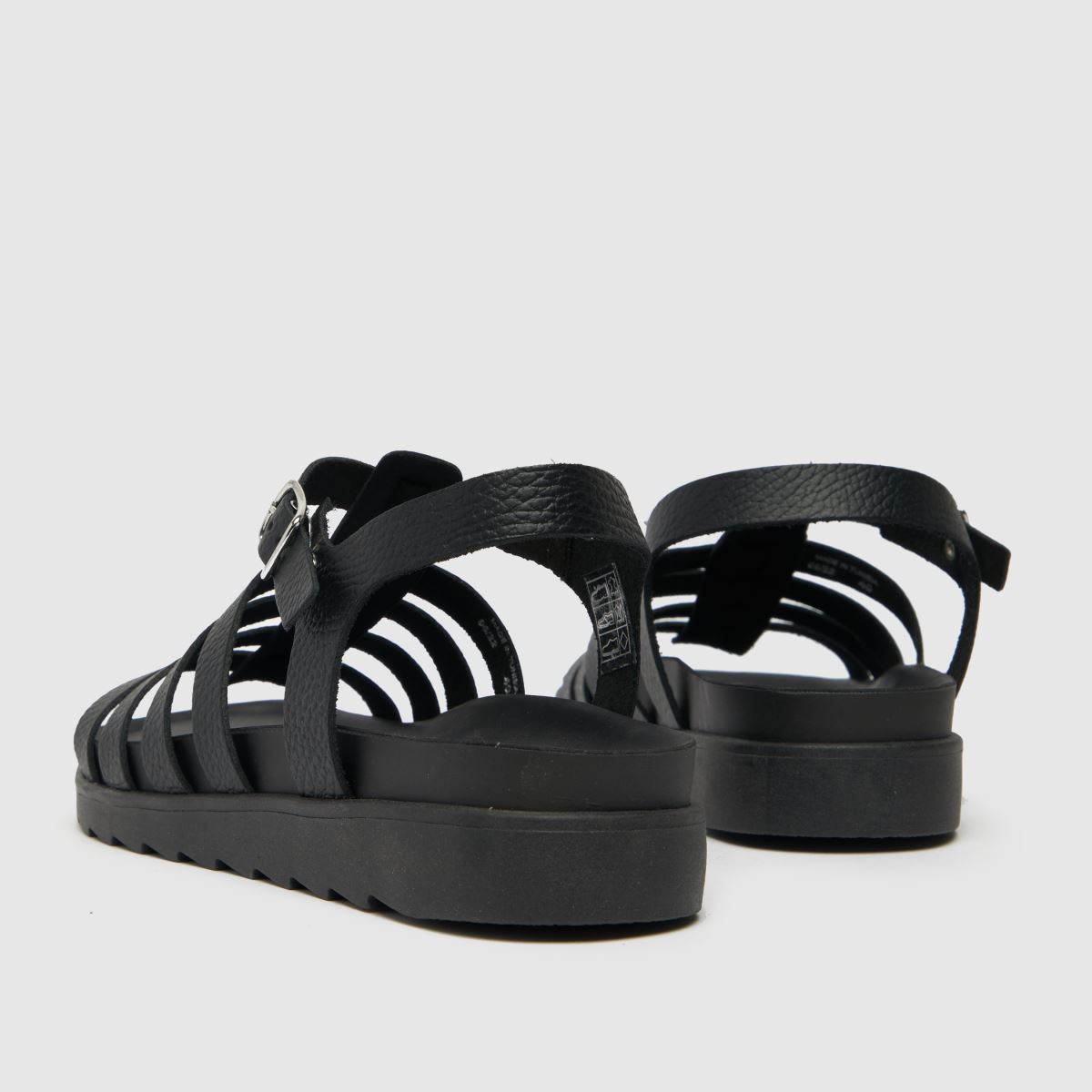 Schuh Tilly – Svarta grova fiskarsandaler