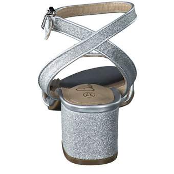 Charmosa Sandale in silber