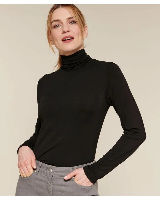 Sous pull maille col roulé