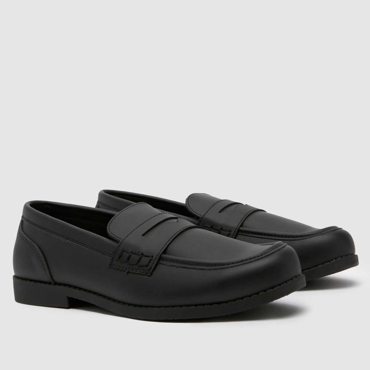 Schuh svarta blixtloafers Pojkar Barnskor