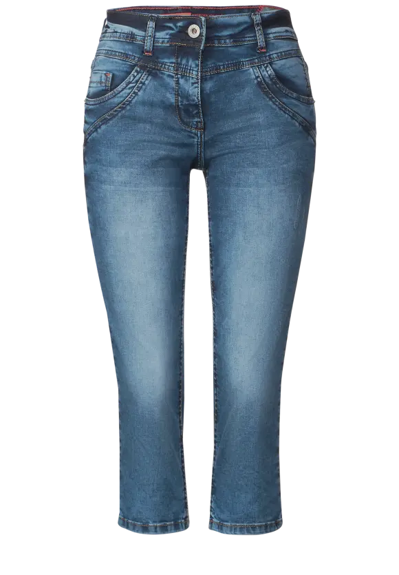 CECIL Casual Fit Jeans in 3/4