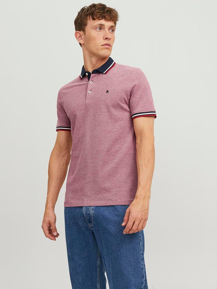 Jack & Jones Poloshirt in Rot günstig kaufen