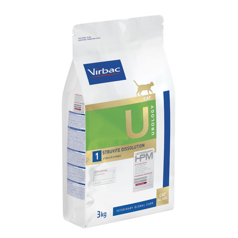Virbac Veterinary HPM Cat Urology Struvite Dissolution U1 | bitiba