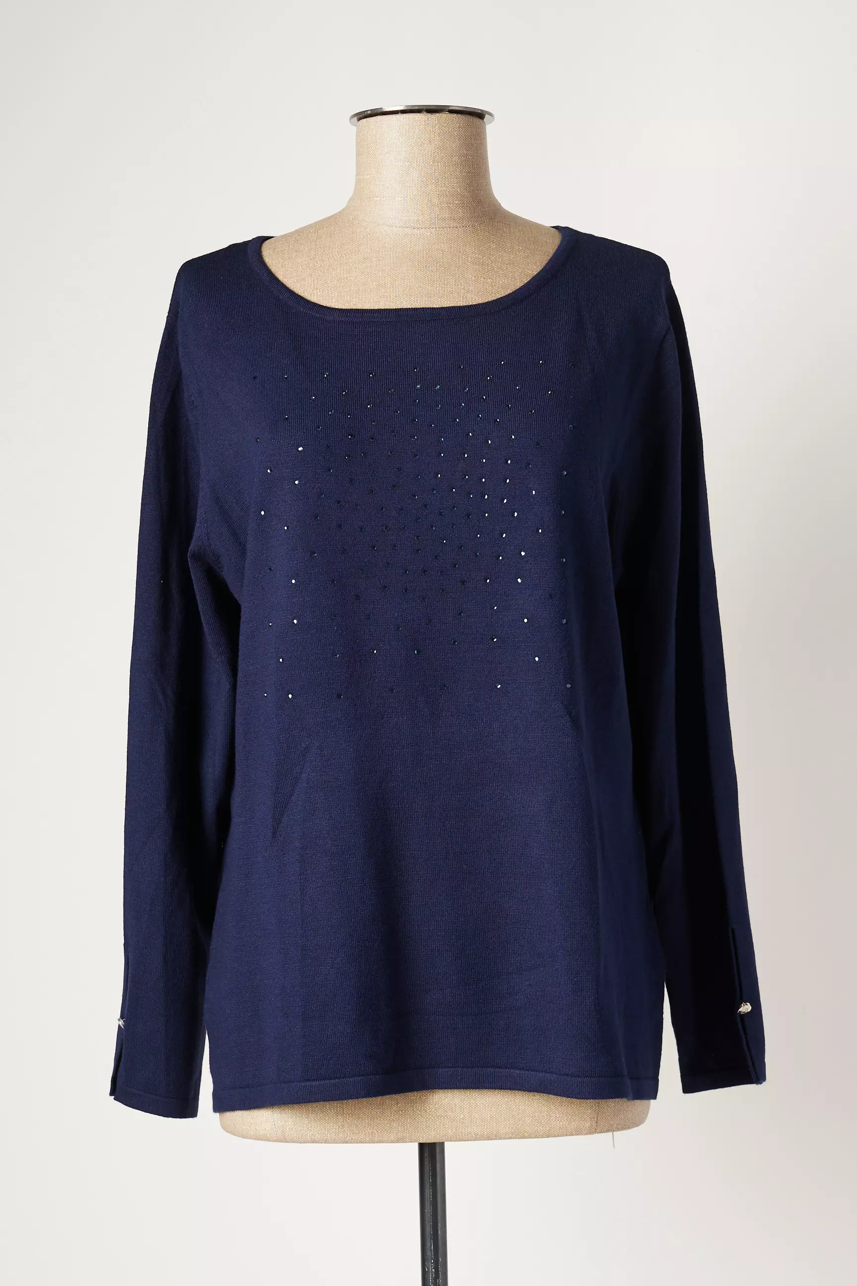 Marble Pulls Femme couleur bleu