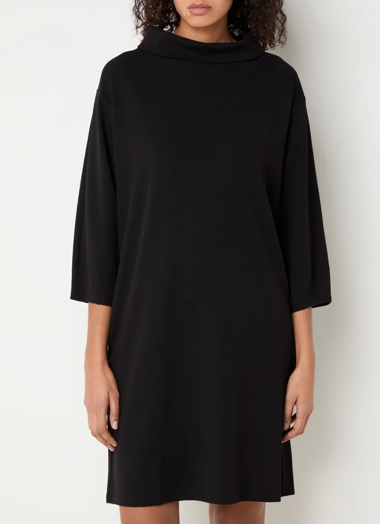 OPUS Wabyna Mini-Strickkleid mit U-Boot-Ausschnitt