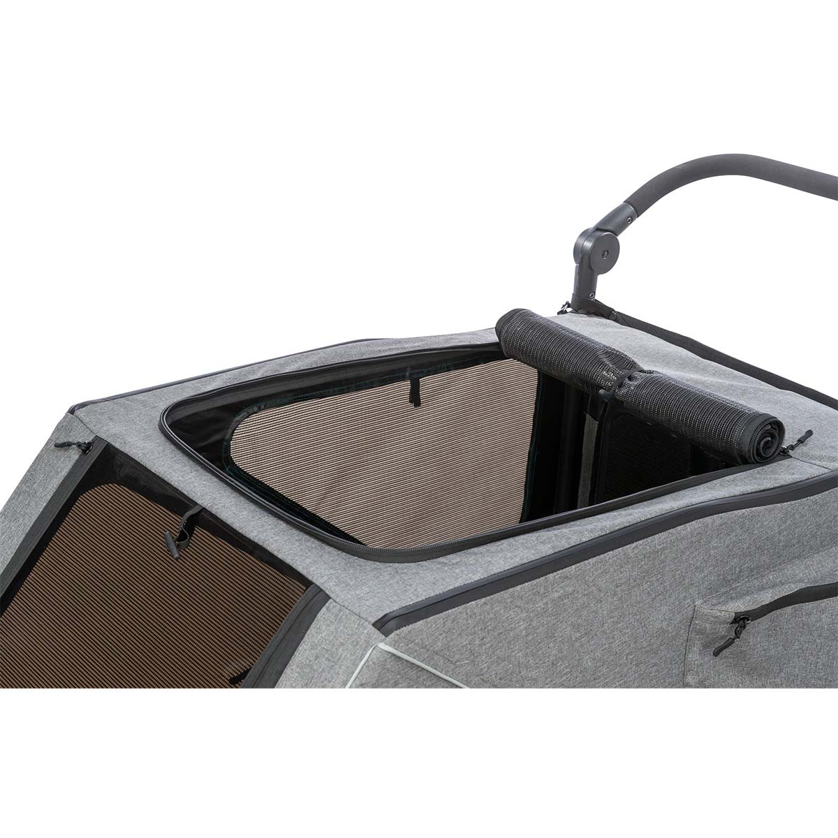 Trixie Fahrrad-Anhänger Grau/Salbei günstig kaufen bei ZooRoyal