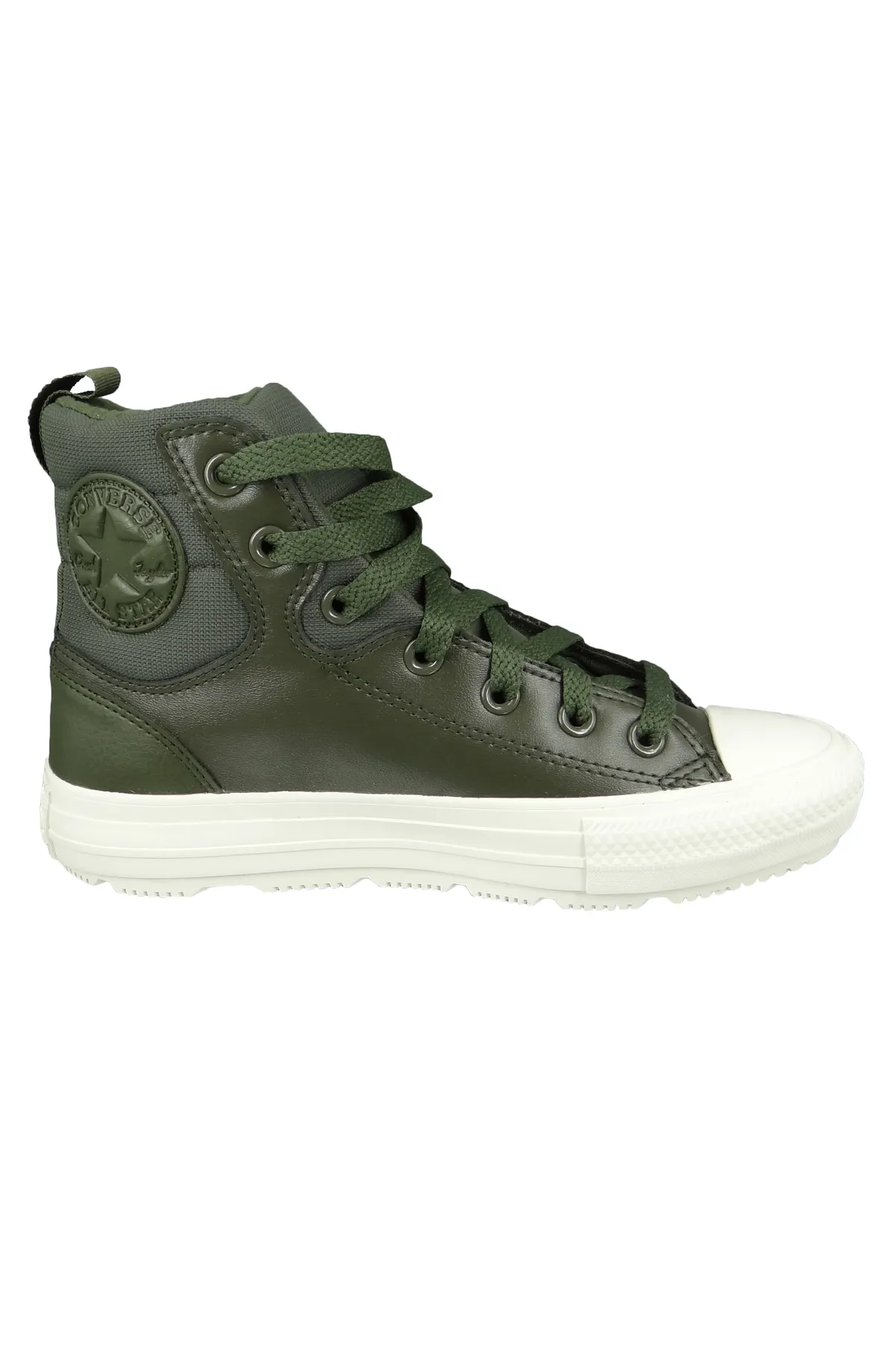 converse  Damen High Sneaker Chuck Taylor All Star Berkshire Boot 171429C Grün Cargo Khaki Leder 2 Absatz