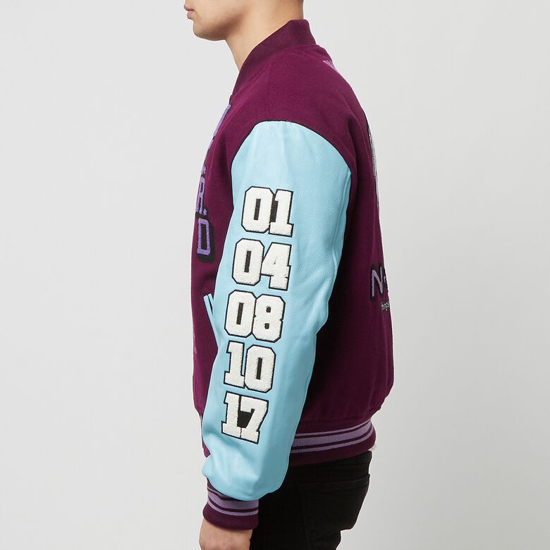 Pleasures x N.E.R.D. Varsity Jacket purple
