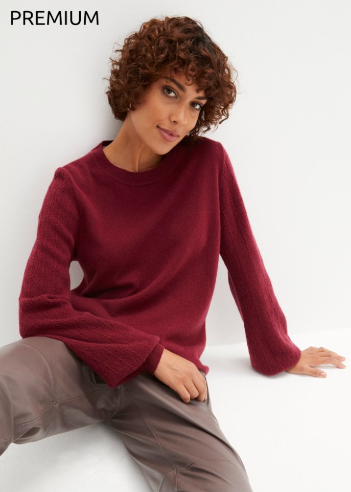 Wollpullover mit Good Cashmere Standard®-Anteil