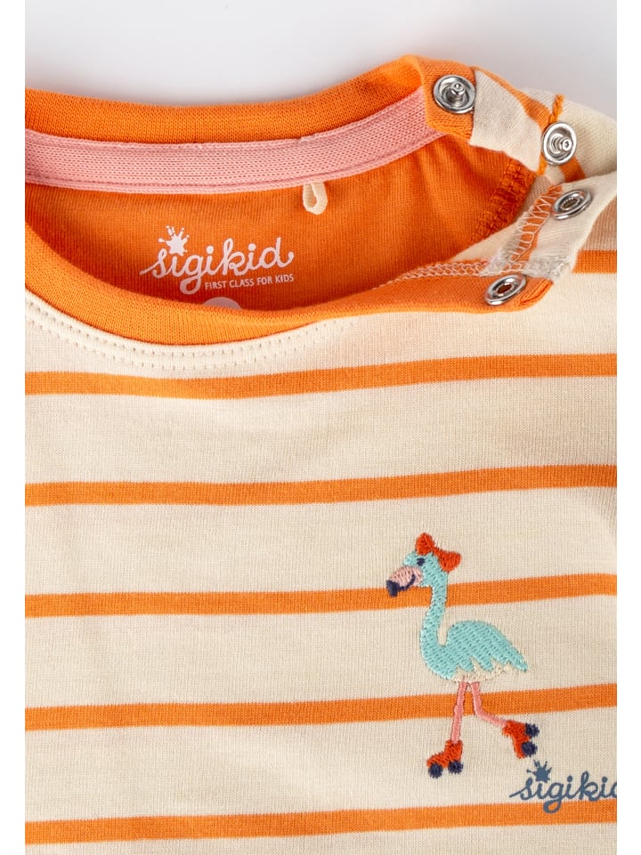 Sigikid T-Shirt Wild Flamingo in creme/orange günstig kaufen