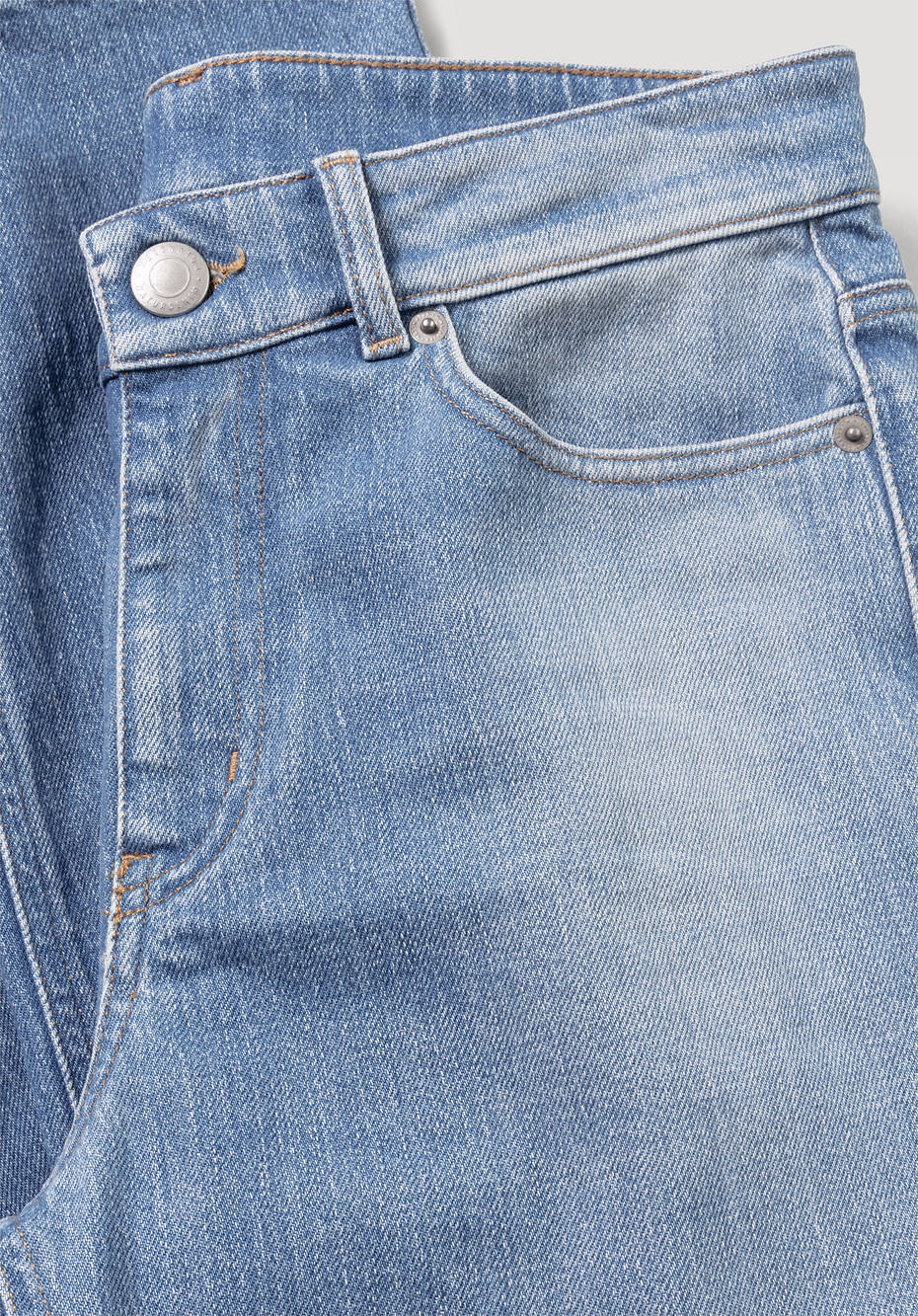 Jeans BEA High Rise Straight Cropped aus reinem Bio-Denim