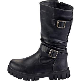 Barbarella Langschaftstiefel in schwarz