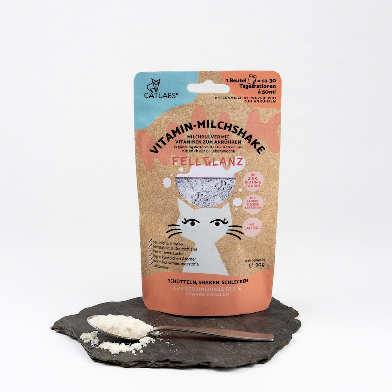 Catlab Katzenmilch & Getränke Catlab Vitamin-Milchshake für Katzen Fellglanz