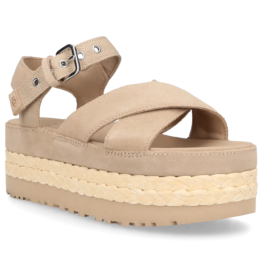 UGG - Sandalen AUBREY Veloursleder - beige