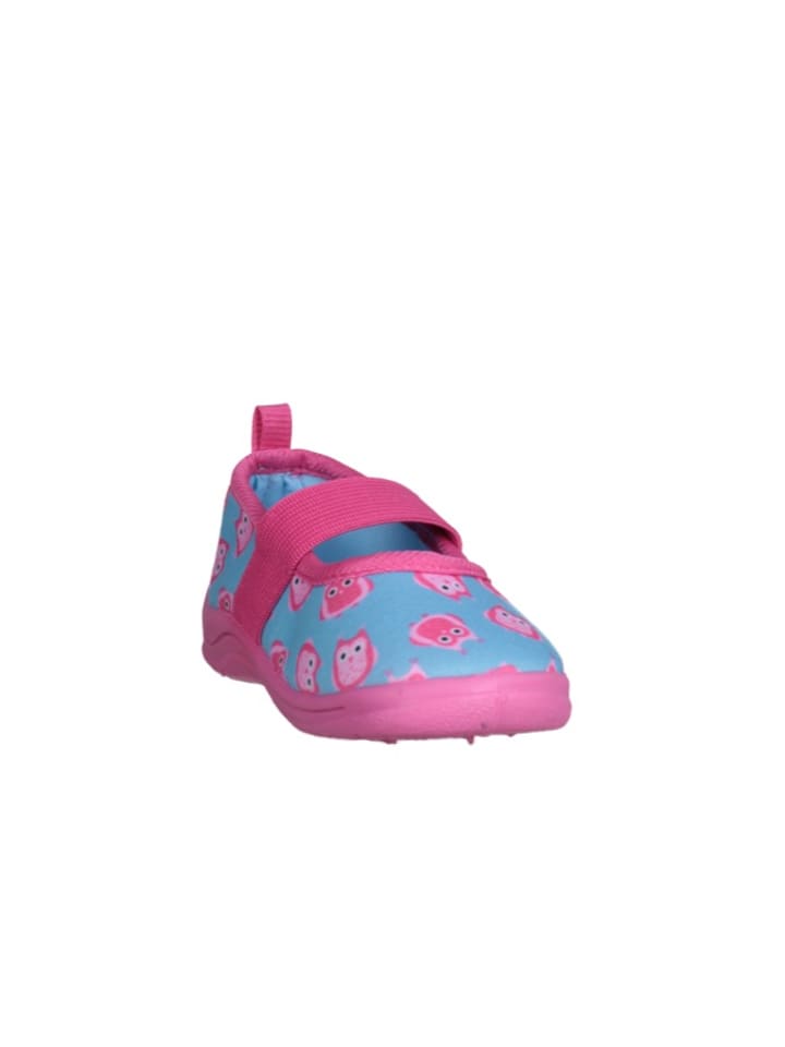 Playshoes Hausschuh Eulen in Türkis günstig kaufen
