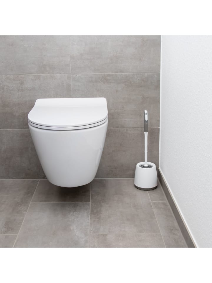 Intirilife Silikon Toilettenbürste in Weiß-Grau günstig kaufen onesize