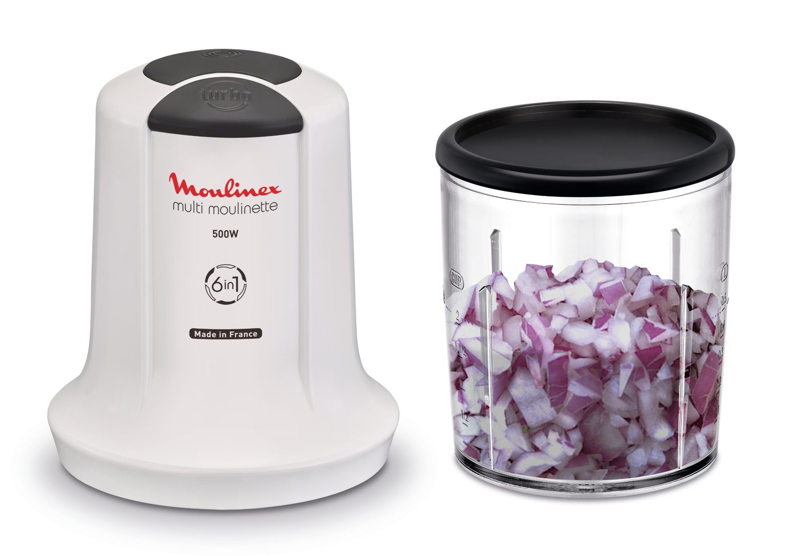 Moulinex Zerkleinerer Multi Moulinette 6 in 1 AT7231 500W 500ml, 500 W
