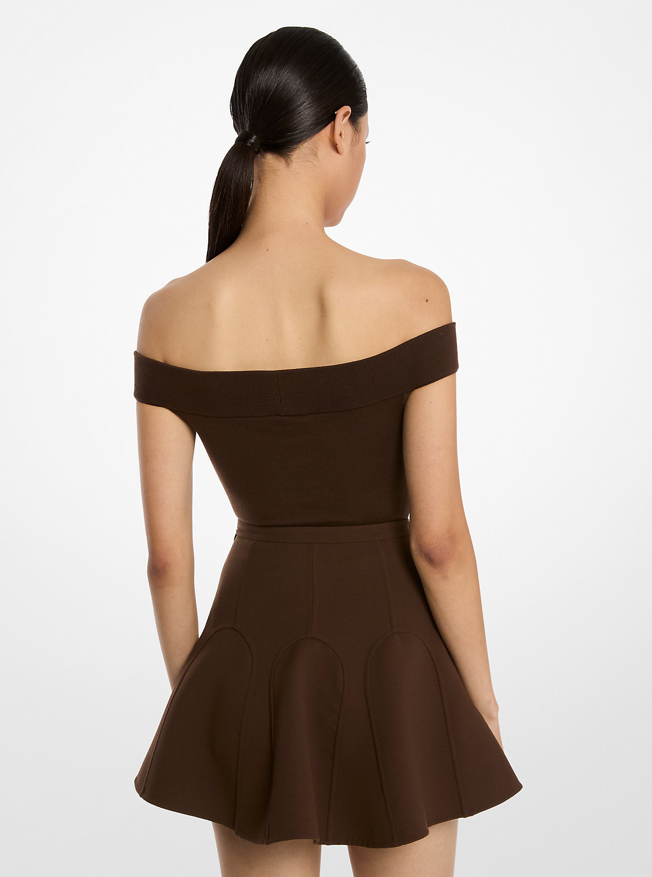 Off-Shoulder Bodysuit i Ullblanding - JAVA