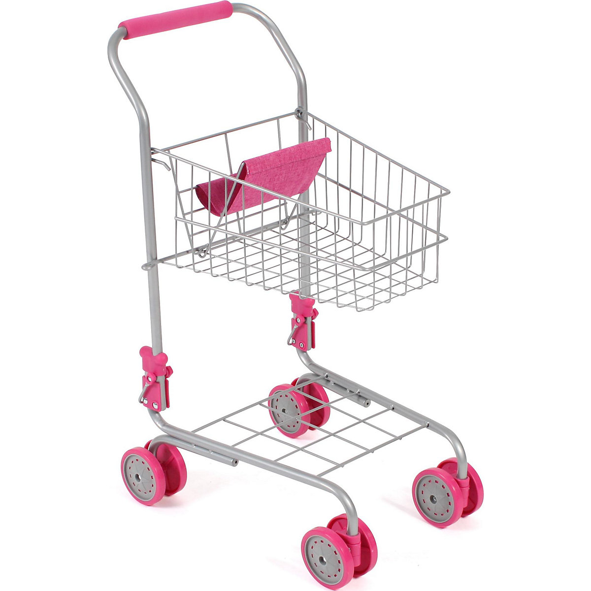 Supermarkt-Einkaufswagen, pink