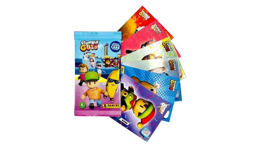 Panini - Stumble Guys Starter Set mit Sammelordner, 3 Flow Packs und 1 LE-Card