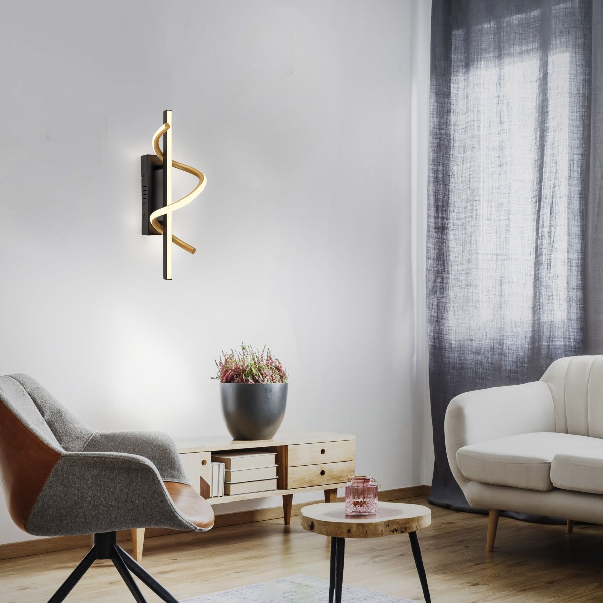 LED Wandlampe Emanda