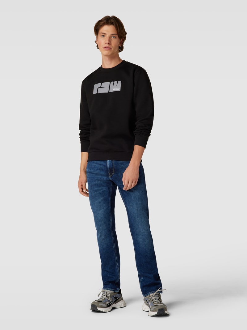 Straight Leg Jeans im 5-Pocket-Design Modell 'Mosa' in jeans