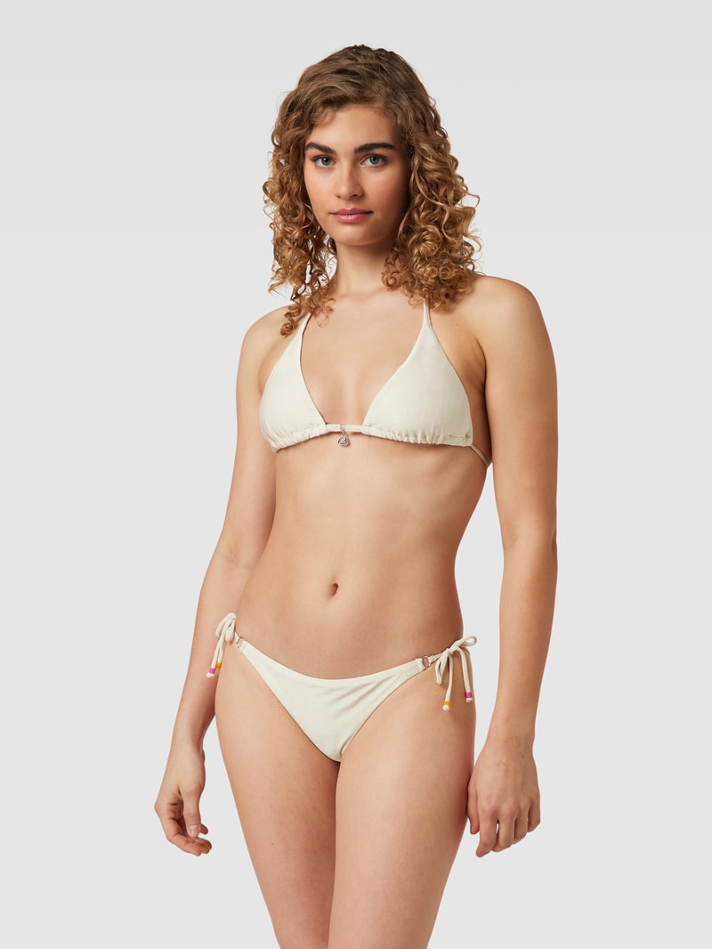 Bikini-Slip mit Effektgarn Modell 'RICO' in offwhite