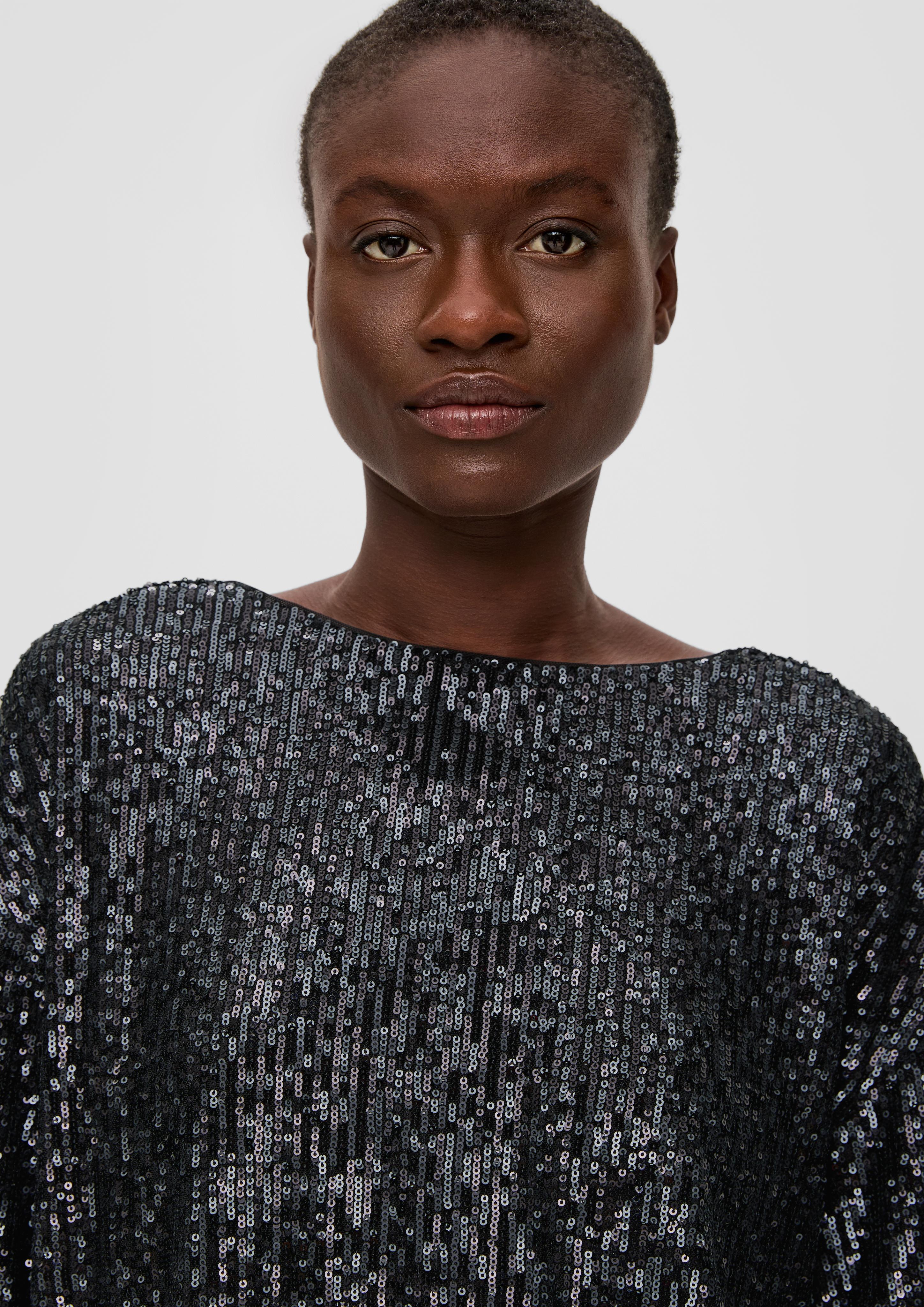Pailletten-Bluse  2141640-9999