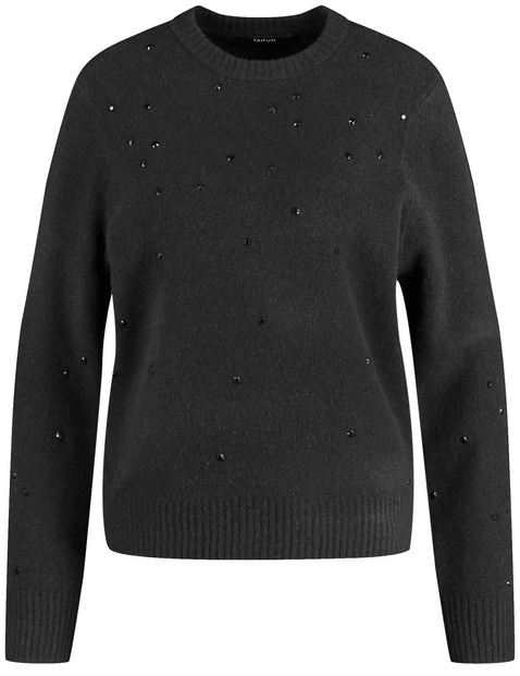 Pullover mit Deko-Steinchen