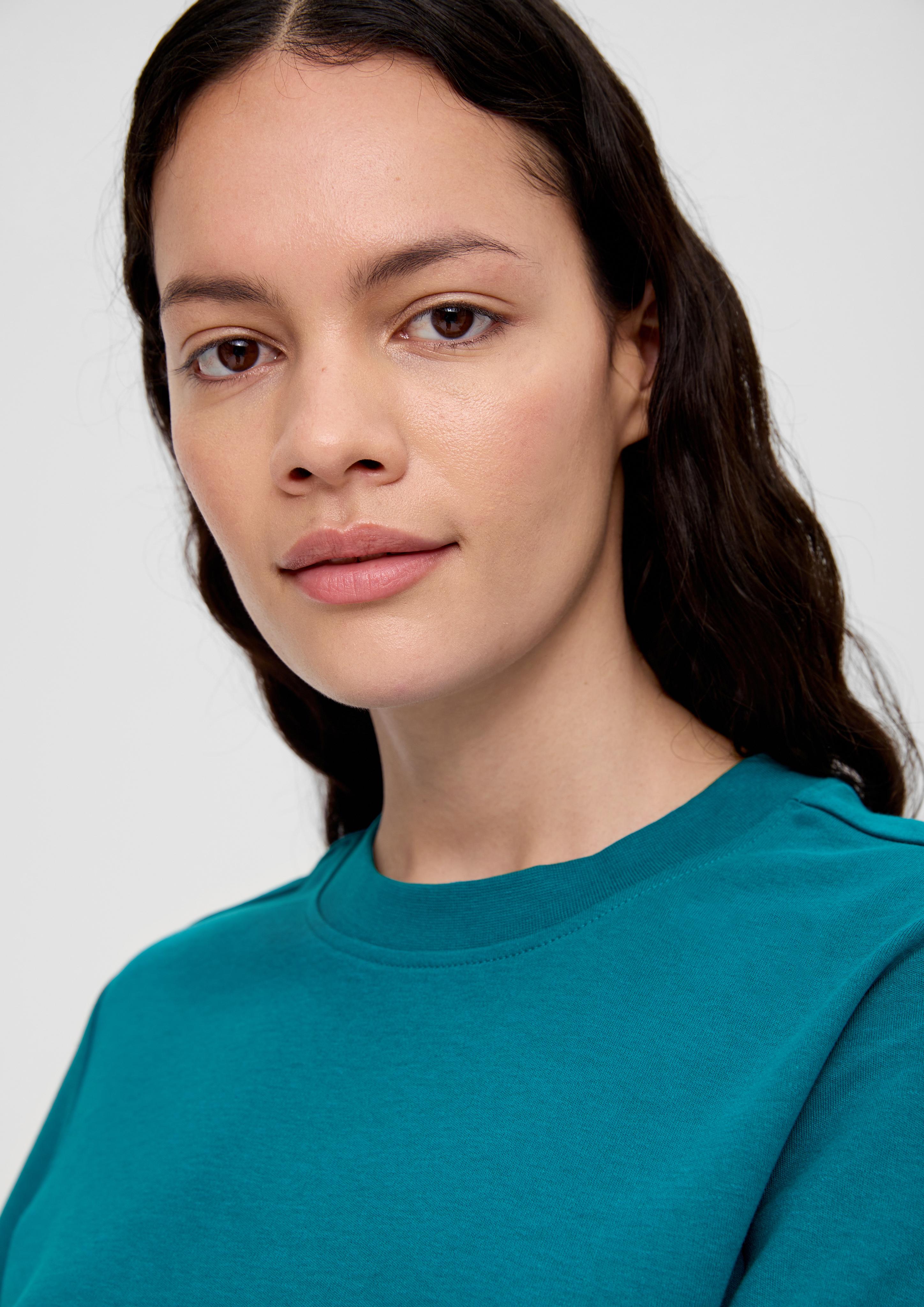 Baumwoll-Shirt mit Logo-Stickerei im Nacken  2139394-6694