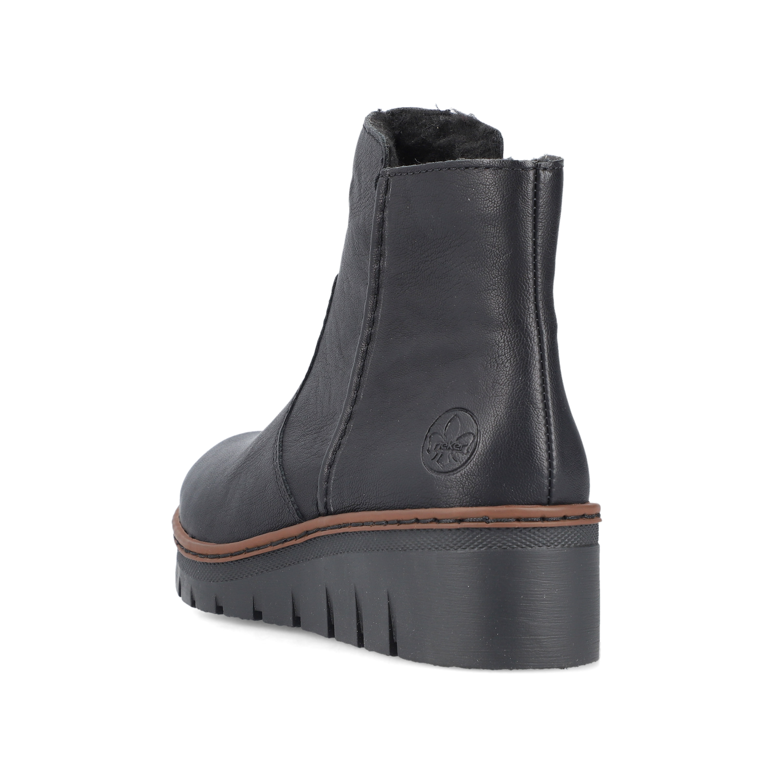 Rieker Damen Kurzstiefel graphitschwarz