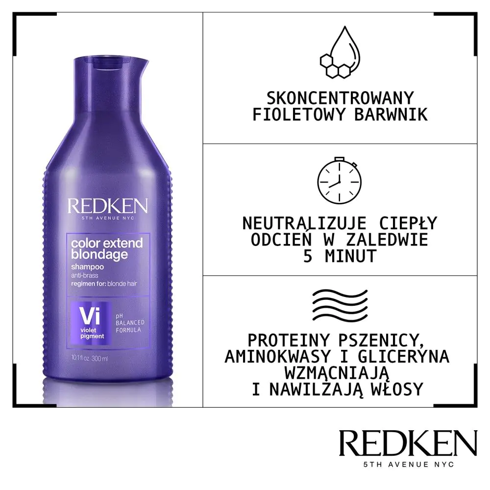 Redken Color Extend Blondage Shampoo, 300 ml