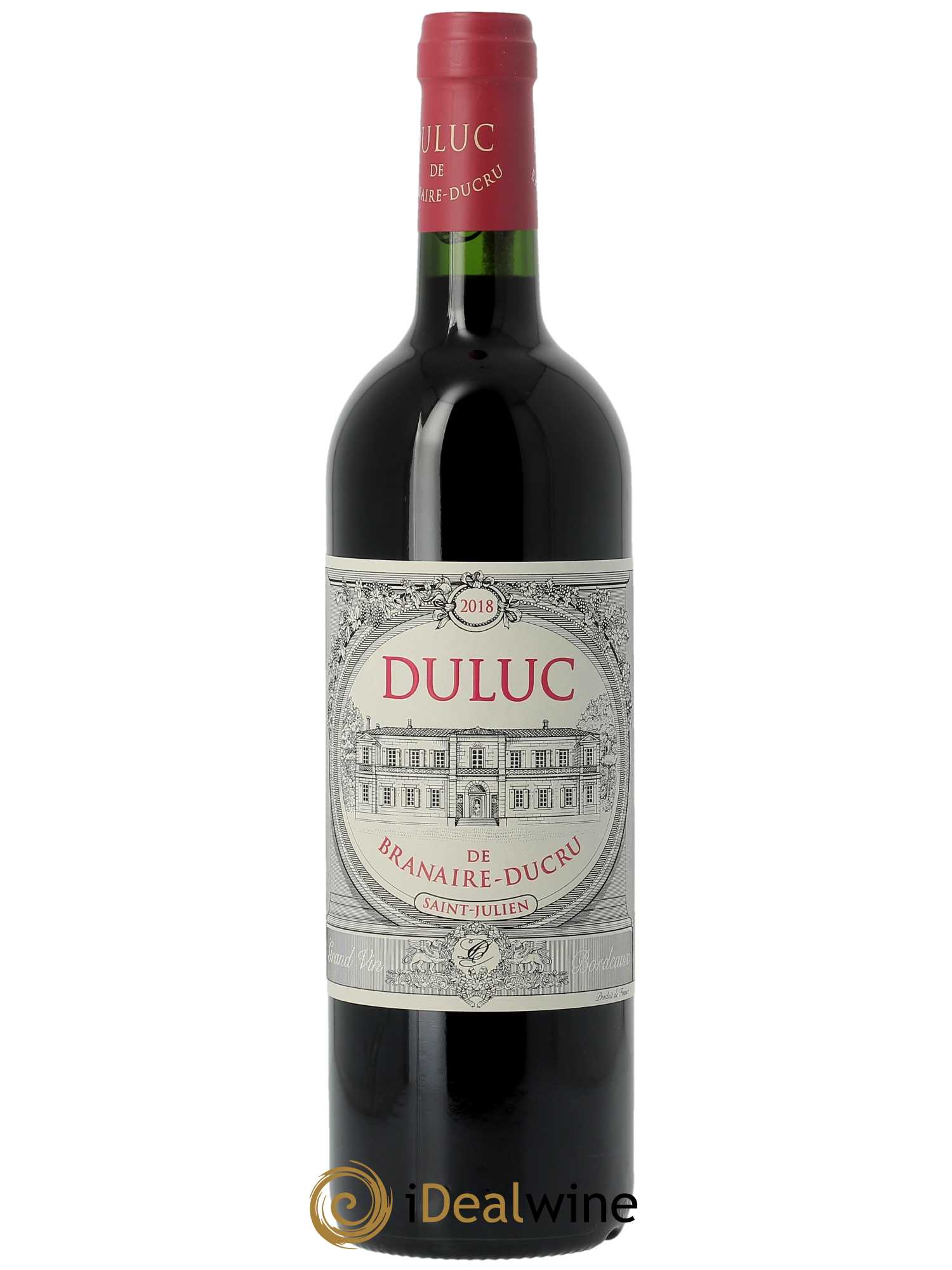 Duluc de Branaire Second Vin (CBO à partir de 6 bts) 2018 - Lot de 1 Bouteille