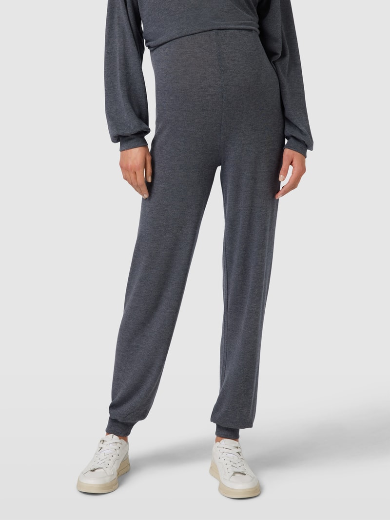 Umstands-Stoffhose mit elastischem Bund Modell 'CASSIE' in anthrazit