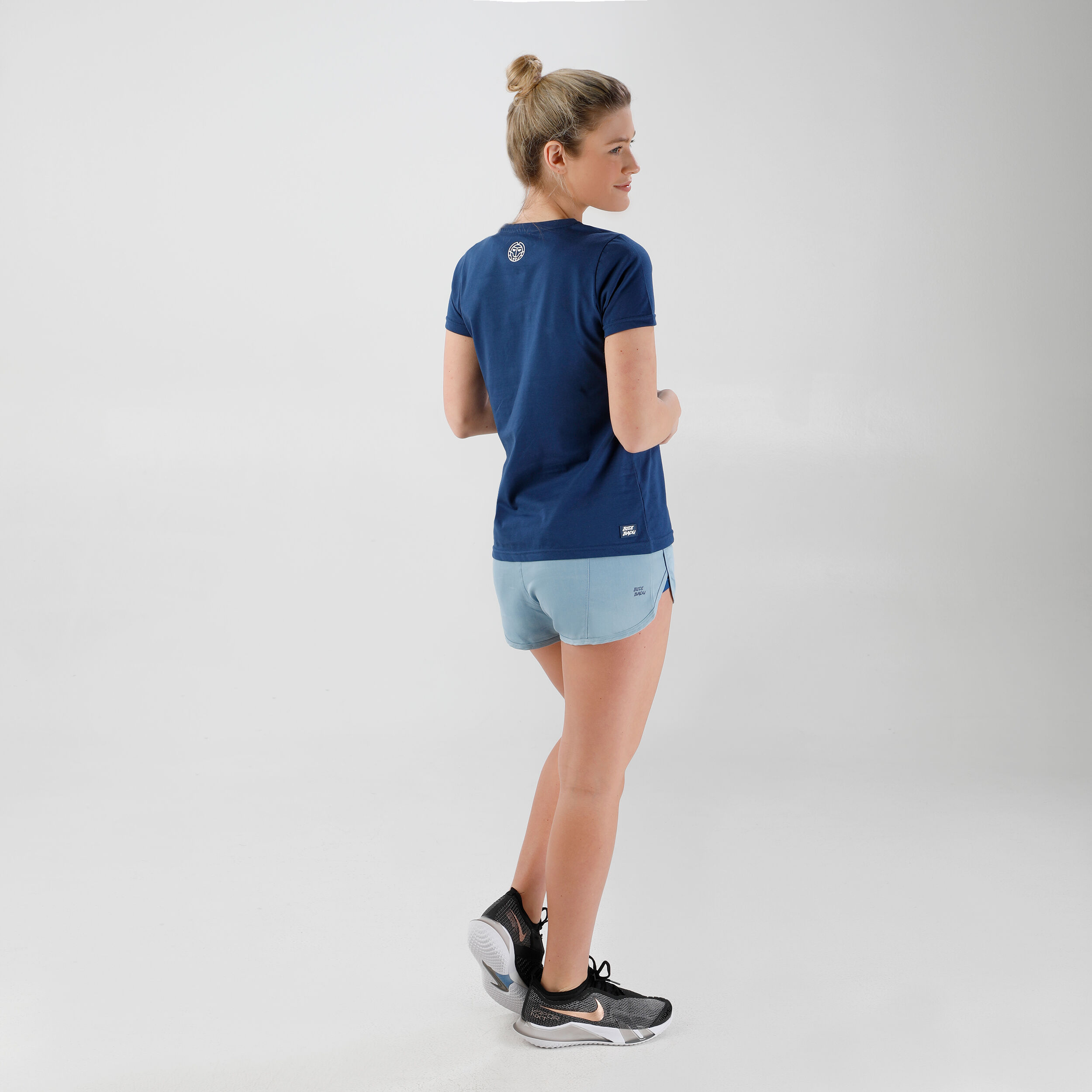 Hulda Jeans Tech 2in1 Shorts Damen - Blau, Dunkelblau