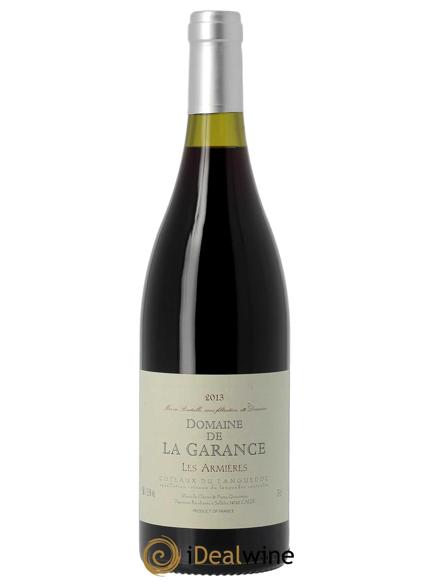 Coteaux du Languedoc de La Garance (Domaine) Les Armières  2013 - Lot de 1 Bouteille