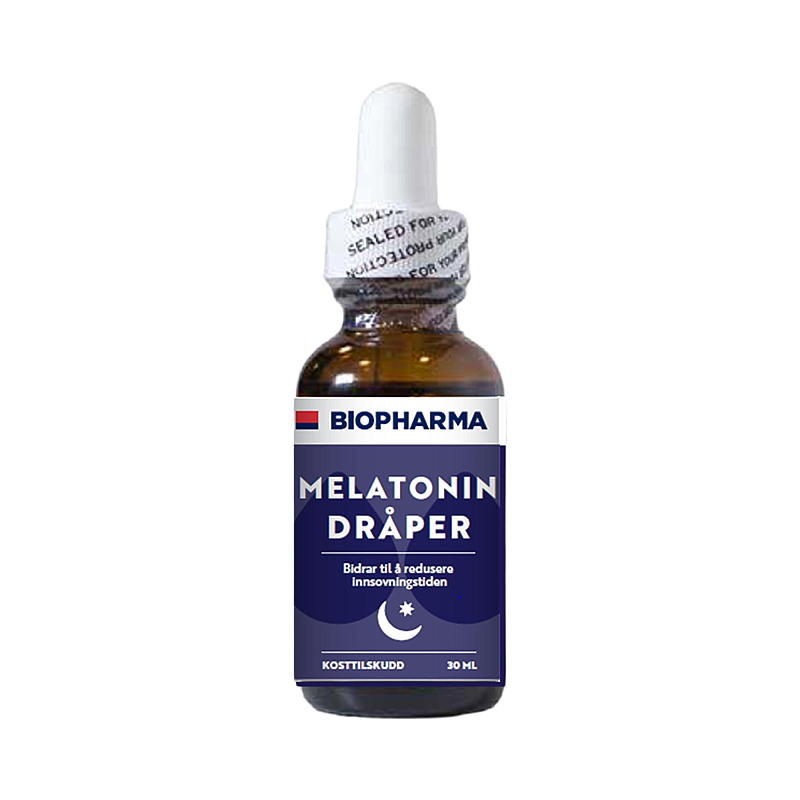 Biopharma Melatonin dråper 30 ml Biopharma