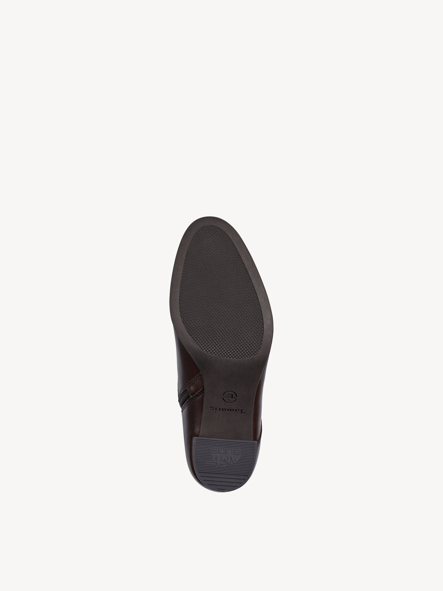 Bottine en cuir - marron