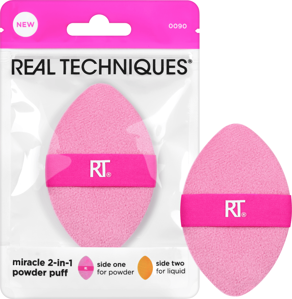Make-up Schwamm 2in1 Powder Puff, 1 St