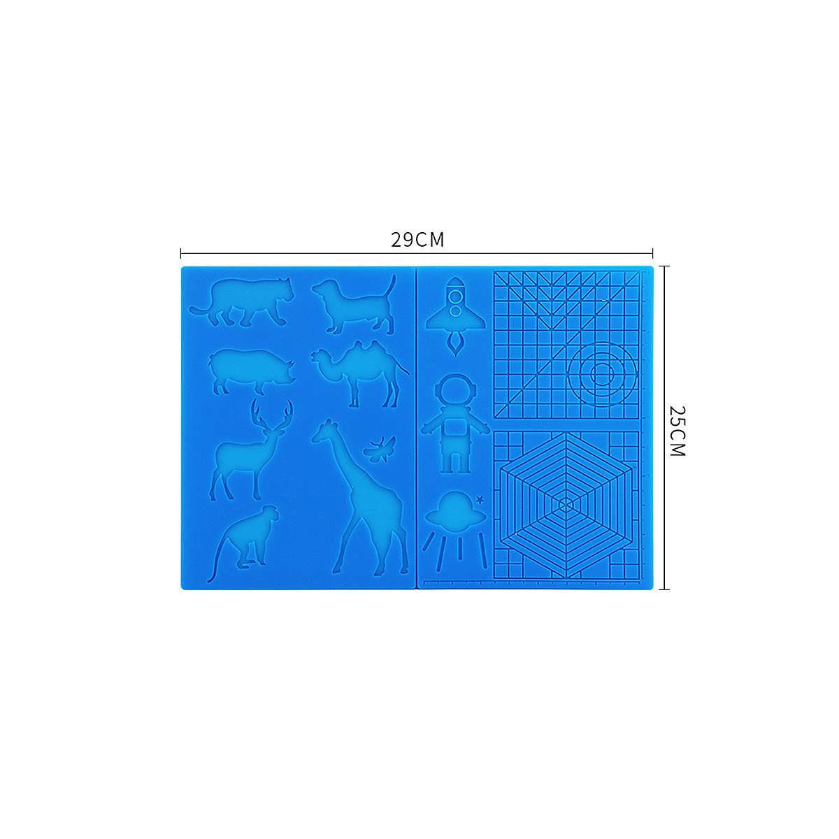 3D Stift Zeichnung Vorlage Geschenk für kinder 3D Druck Stift Silikon Pad mit Grundlegende Vorlage mit 2 Silikon Finger Kappen