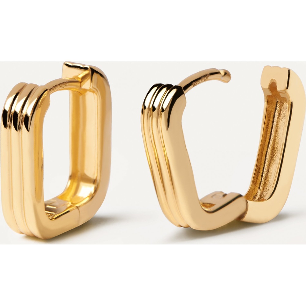 P D Paola Créoles 925 Argent Boucles d'oreilles