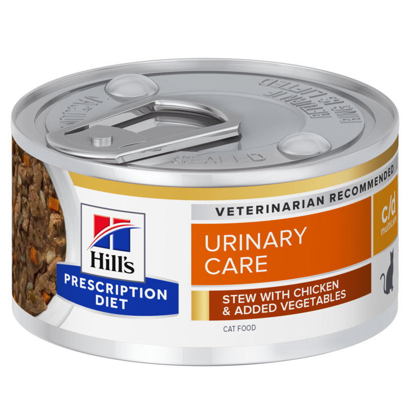 Hill's Urinary Hill's Prescription Diet Urinary Care c/d Multicare Ragout mit Huhn und Gemüse 24x82g