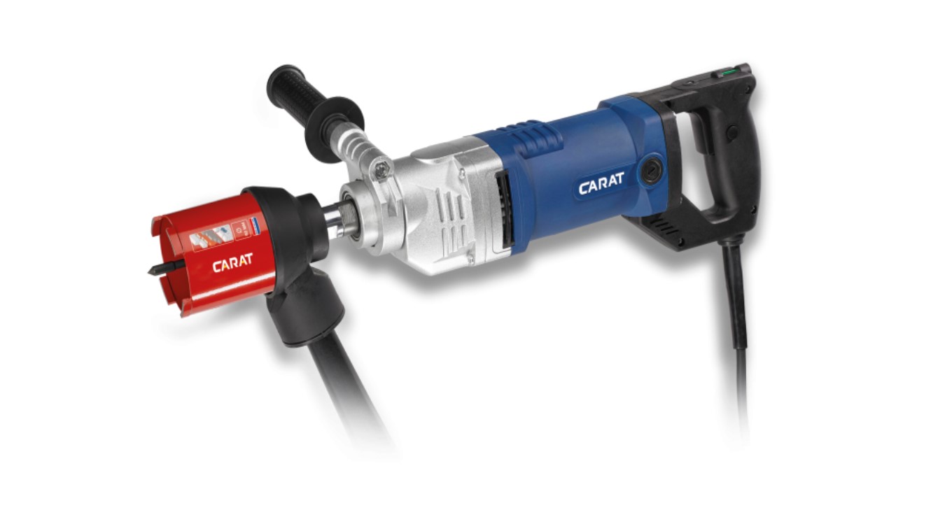 Carat AMB1810A25 A-1810 Διαμαντότρυπανο 1800 Watt 132 mm + θήκη + Dozenboor ECO 82 mm