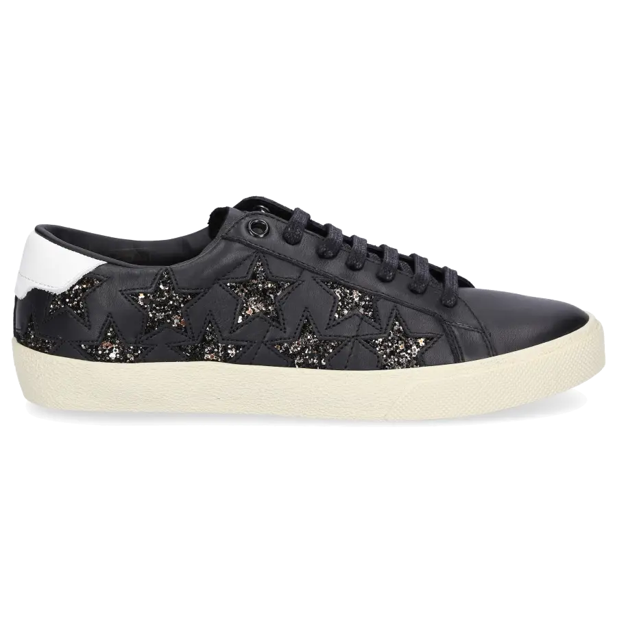 Saint Laurent - Sneaker low MOON PLUS Kalbsleder - schwarz