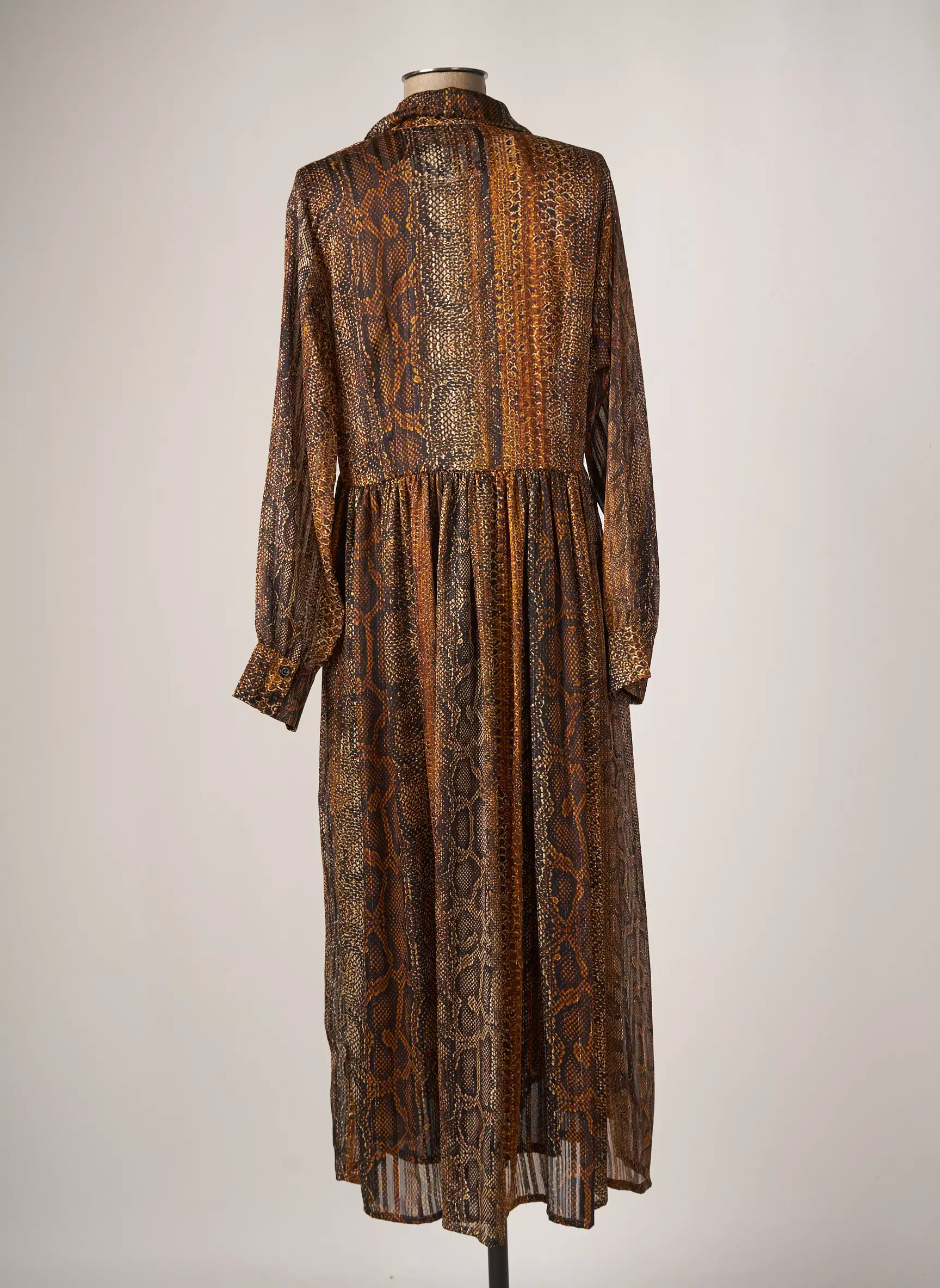 Signe Nature Robes Longues Femme couleur marron