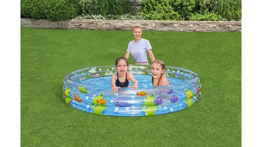 Bestway - Planschbecken Deep Dive Rund 183x33 cm Blau