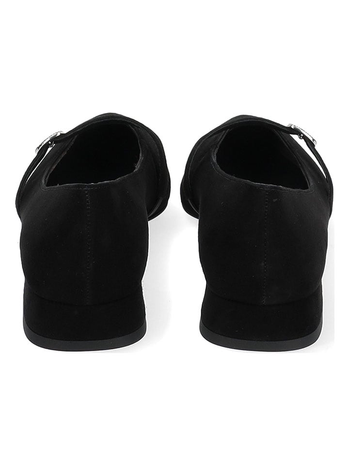 Paul Green Leder-Ballerinas in Schwarz günstig kaufen