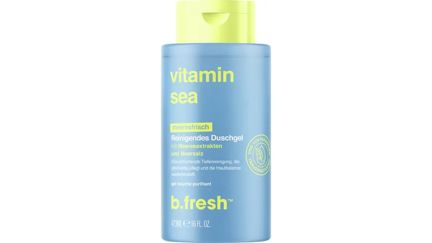 b.fresh Duschgel Meeresfrisch Vitamin Sea 473 ml