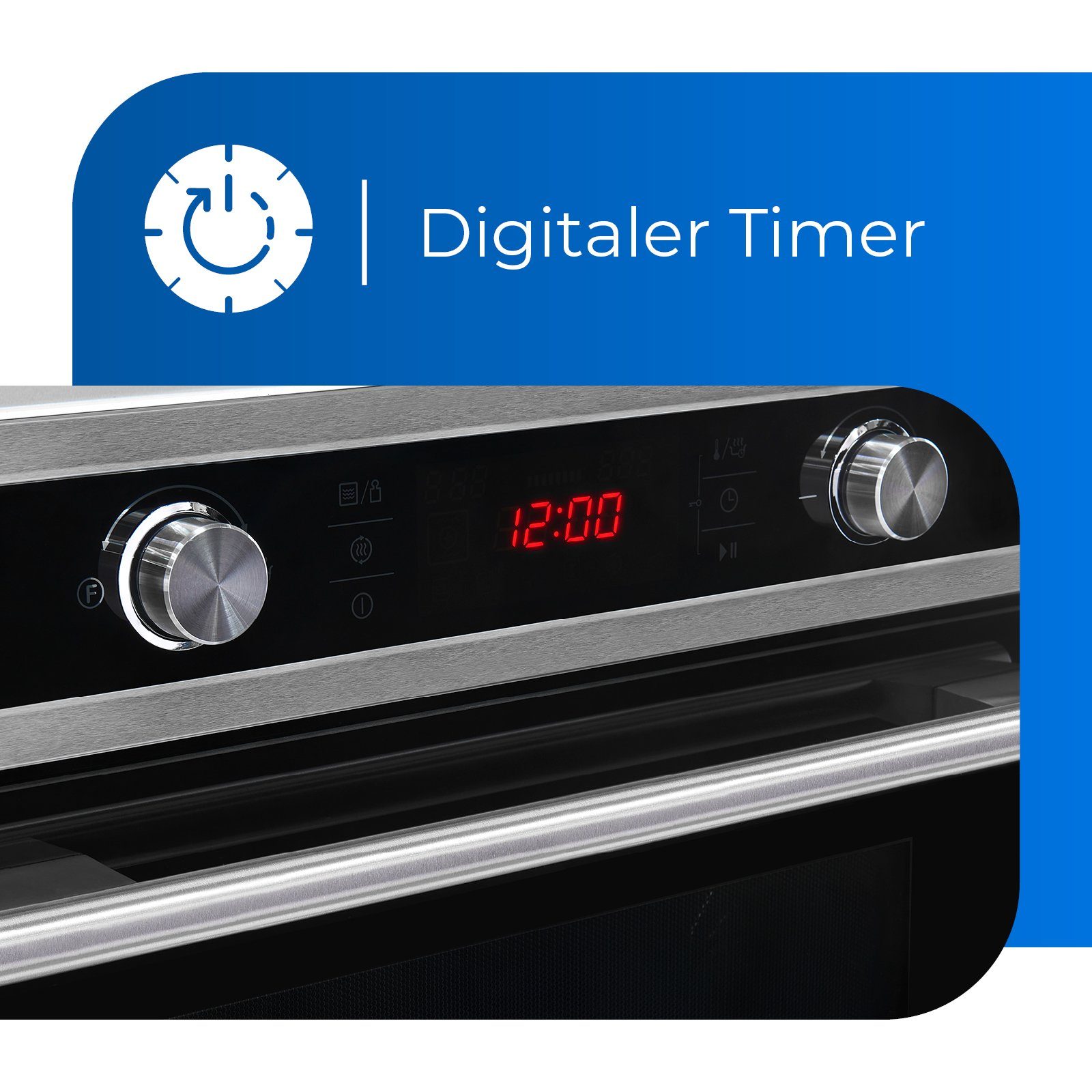 exquisit Einbau-Mikrowelle EBM 4544 Hi, Mikrowelle mit Backofenfunktionen, Heißluft, Grill, Kombi-Funktionen, 44,00 l, mit Auftaufunktion, digitaler 90 min. Timer & Touch-Control