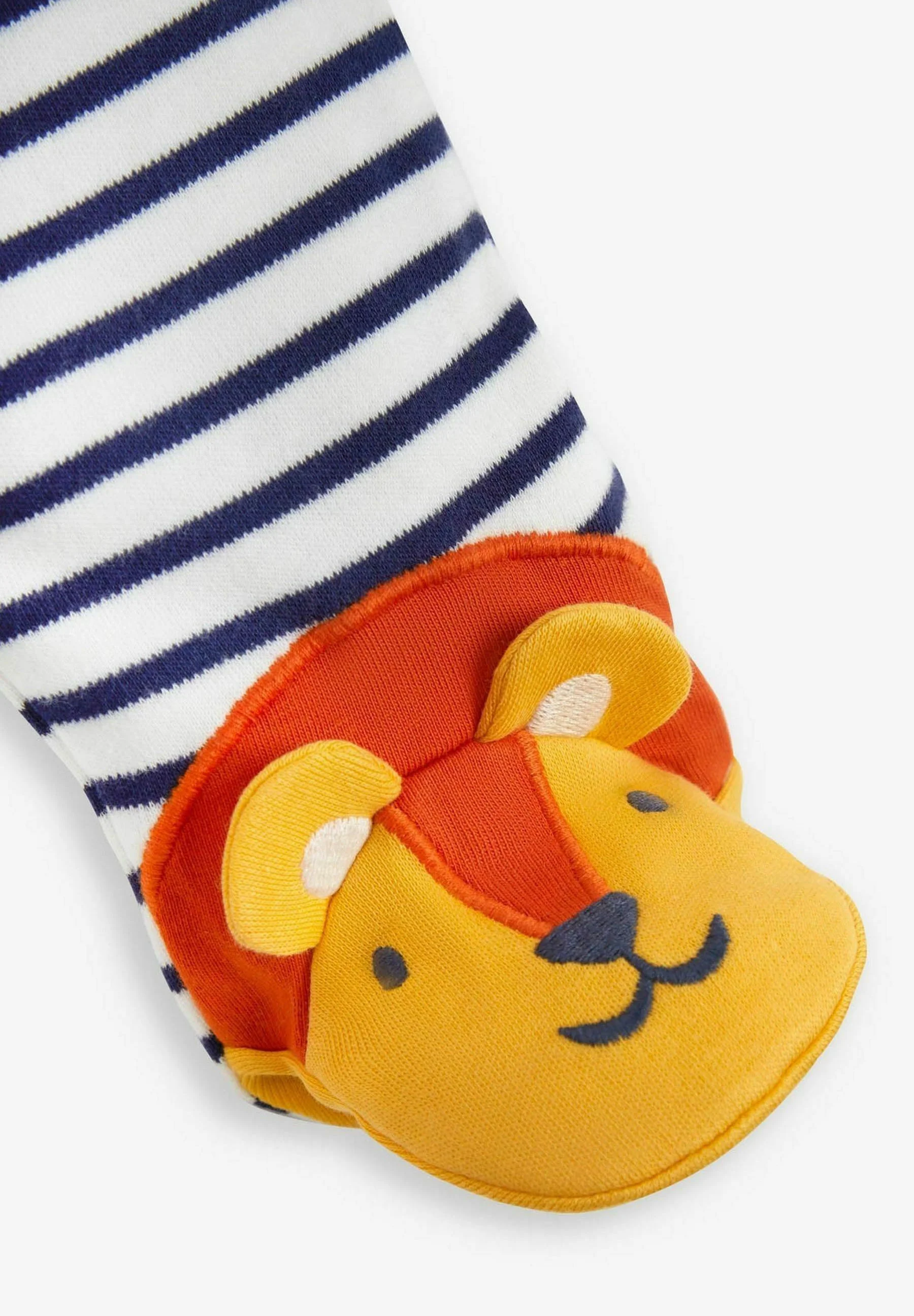 JoJo Maman Bébé LION APPLIQUÉ ZIP - Mono